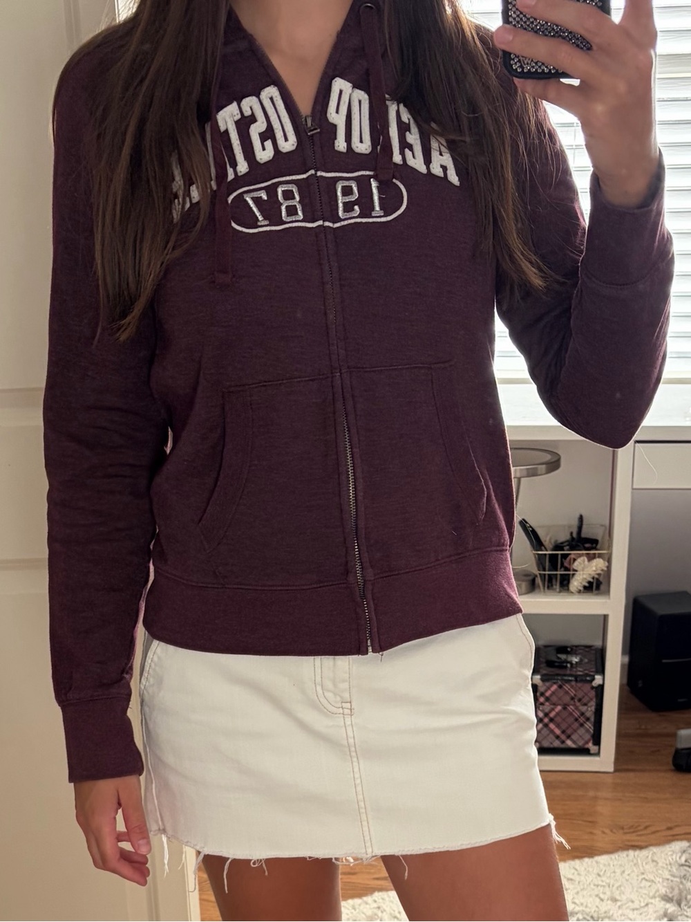 Aeropostale Zip Up Hoodie Y2K